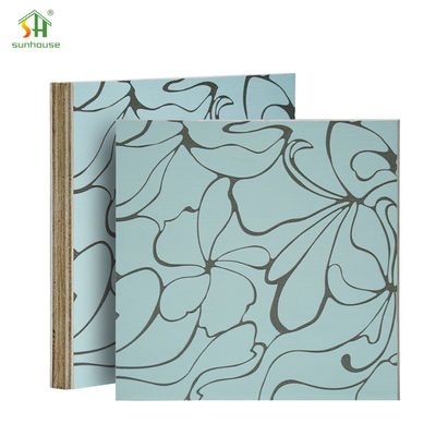 মেলামাইন পাতলা পাতলা কাঠ মেলামাইন পাতলা পাতলা কাঠ অভ্যন্তরীণ বহি প্রসাধন ব্যবহারের জন্য বোর্ড