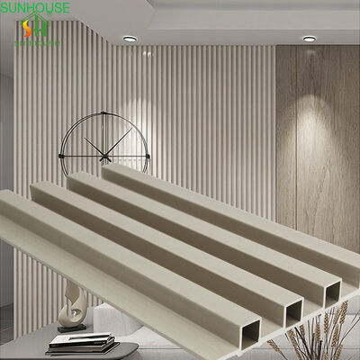 ভালো দাম High Quality Versatile Fluted Panel Wpc Wall Panel Interior Decoration Wood Plastic Panel অনলাইন