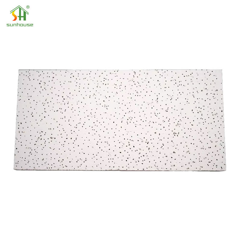 Acoustic Mineral Fibre Ceiling Board , Fire Rated Acoustical Ceiling Tiles For Office Spaces