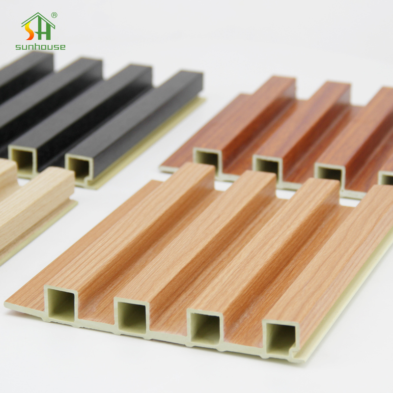 New Design Bamboo WPC Wall Panel Moisture-Proof Fire Retardant Waterproof Eco-Friendly Customized Color and Sizes for Indoor Outdoor Use