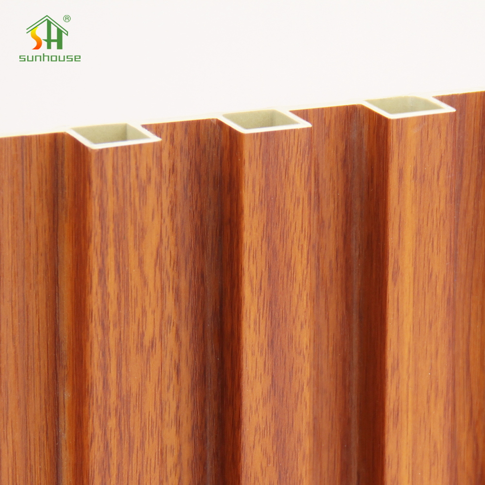 Modern Design PVC Composite Wallboard for Indoor Outdoor Use WPC Wall Panel for Interior Decoration Sag Resistance Wall Cladding