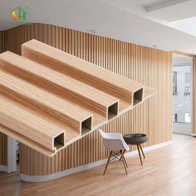 ভালো দাম 30 Years Service Life 100% Recycled Fire Retardant WPC Wall Panel Wood Plastic Composite Panel for Indoor and Exterior Wall Decoration অনলাইন